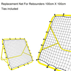 100×100cm Football Rebound Net with Elastic Ropes – Goalkeeper Training Target