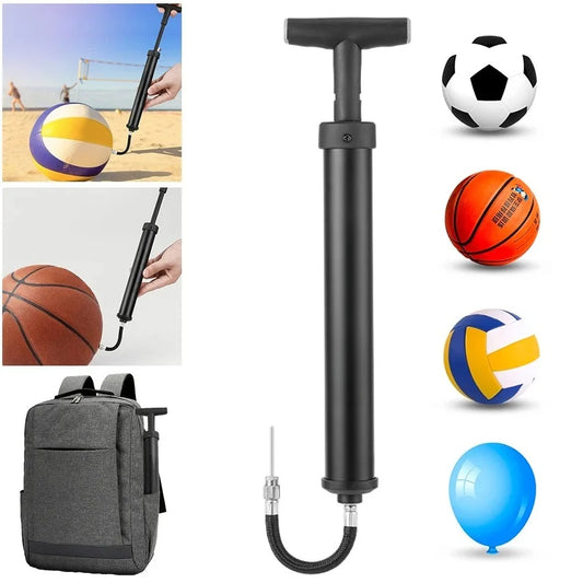 Portable Bicycle & Ball Hand Air Pump – Compact Multi-Sport Inflator