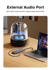 UGREEN 12-in-1 USB-C Docking Station with Dual HDMI 4K@120Hz, DP, 100W PD