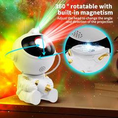 LED Astronaut Galaxy Projector Night Light for Bedroom, Kids, Party Decor