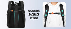 Multi-Sport Training Backpack for Men – Football & Basketball Storage Bag with Shoe Pocket