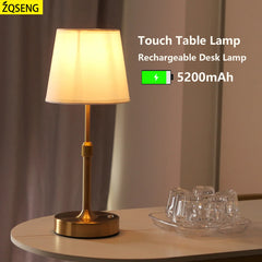 Rechargeable Bar Desk Lamp, Touch Dimming USB Atmosphere Light Bedroom