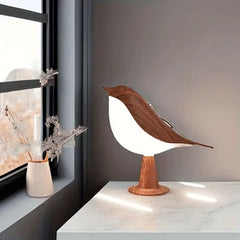 LED Touch-Control Bird Lamp, 3-Level Dimmable, USB Rechargeable