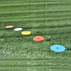 10-Piece Sports Training Flat Cones – Portable Speed & Agility Marker Discs
