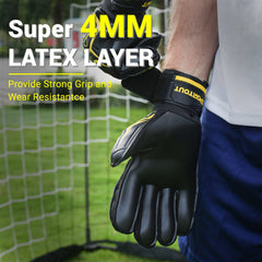Sportout Youth Goalkeeper Gloves – Breathable Fingersave Design