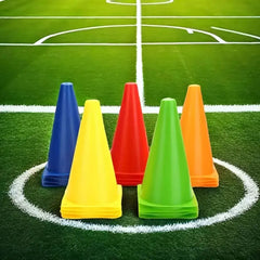 5-Pack Soccer Obstacle Marker Buckets – 23cm (9-Inch) Plastic Training Cone Sets