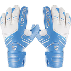 Sportout Youth & Adult Goalkeeper Gloves with Strong Grip and Fingerave Protection