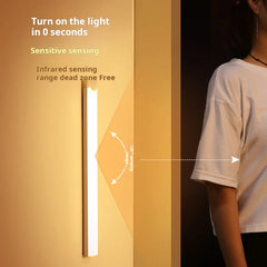 Wireless Rechargeable LED Motion Sensor Cabinet Light for Closet Kitchen