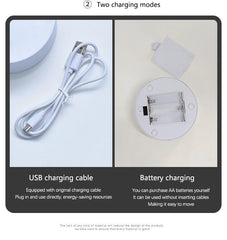 LED 16-Color 3D Sandscape Lamp RGB Hourglass Moving Sand Art Night Light