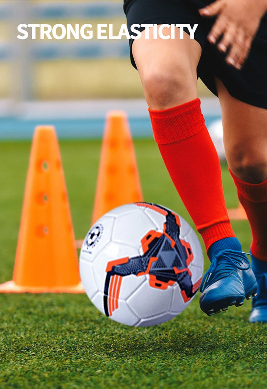 Wear-Resistant Soft Soccer Ball for Training & Competition (Size 4/5)