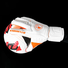 Soccer Goalie Gloves with Finger Protection, Non-Slip Latex Grip (Size 5/6/7/8/9/10 )