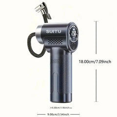 EAFC Mini 12V Car Air Compressor, 150 PSI Digital Tire Inflator