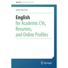 English for Academic Cvs, Resumes, and Online Profiles