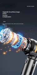 Portable Wireless Car Vacuum & Air Duster for Home and Auto Cleaning