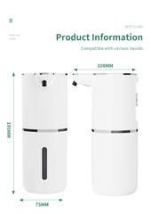 380ML Rechargeable Automatic Soap Dispenser with Adjustable Sensor