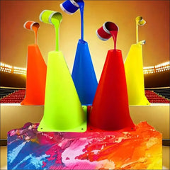 5-Pack Soccer Obstacle Marker Buckets – 23cm (9-Inch) Plastic Training Cone Sets