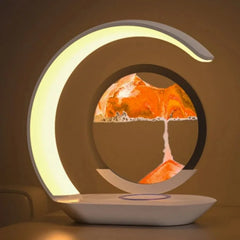 Cute Moon Night Light with RGB Color Changing, Clock & Bluetooth Speaker