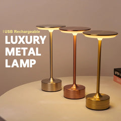 LED Touch Sensor Table Lamp USB Rechargeable Portable Night Light Wireless