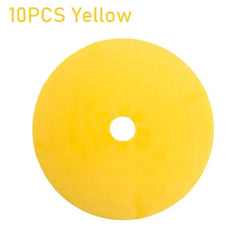 10-Piece Sports Training Flat Cones – Portable Speed & Agility Marker Discs