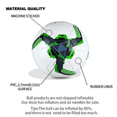 Wear-Resistant Soft Soccer Ball for Training & Competition (Size 4/5)