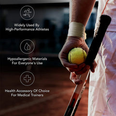 Athletic Sports Tape (4 Rolls) – Very Strong Support, Clean Removal, Ideal for Athletes & Trainers