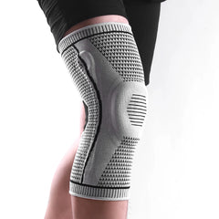 Silicone Patella Knee Strap Brace – Meniscus Support & Compression for Sports