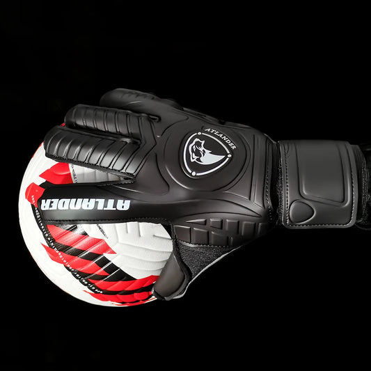 Soccer Goalie Gloves with Finger Protection, Non-Slip Latex Grip (Size 5/6/7/8/9/10 )