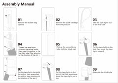 Modern Smart LED Corner Floor Lamp, RGB Music Sync, Timer & App Control