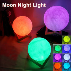 Moon Galaxy LED Book Light – Night Lamp for Children’s Bedroom & Gifts