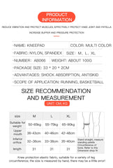 Silicone Patella Knee Strap Brace – Meniscus Support & Compression for Sports