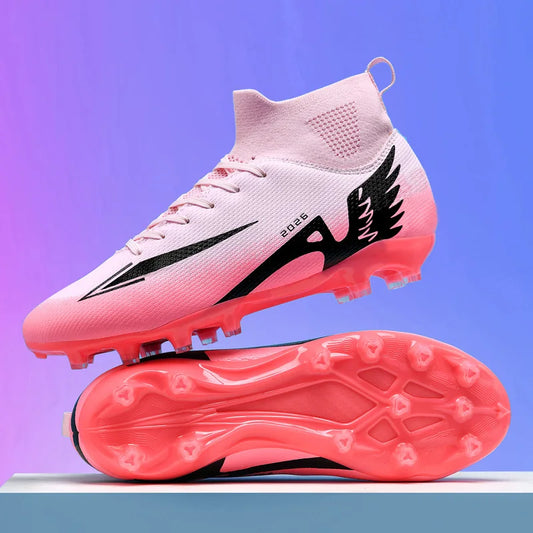 Professional Men’s Futsal Soccer Boots – High-Top, Non-Slip, Lightweight Sports Shoes