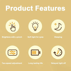 GGbingo Rechargeable Capybara Night Light, Dimmable Touch Silicone Lamp