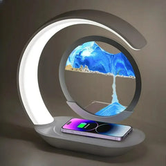 Cute Moon Night Light with RGB Color Changing, Clock & Bluetooth Speaker