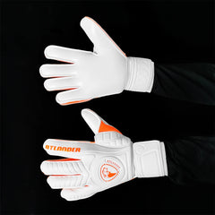 Soccer Goalie Gloves with Finger Protection, Non-Slip Latex Grip (Size 5/6/7/8/9/10 )