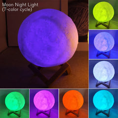 Moon Galaxy LED Book Light – Night Lamp for Children’s Bedroom & Gifts