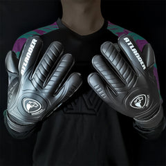 Soccer Goalie Gloves with Finger Protection, Non-Slip Latex Grip (Size 5/6/7/8/9/10 )