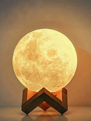 LED Moon Night Light – Warm Glow Galaxy Lamp for Bedroom Décor