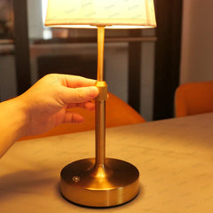 Rechargeable Bar Desk Lamp, Touch Dimming USB Atmosphere Light Bedroom