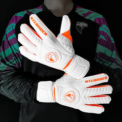 Soccer Goalie Gloves with Finger Protection, Non-Slip Latex Grip (Size 5/6/7/8/9/10 )