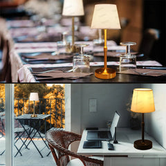 Rechargeable Bar Desk Lamp, Touch Dimming USB Atmosphere Light Bedroom