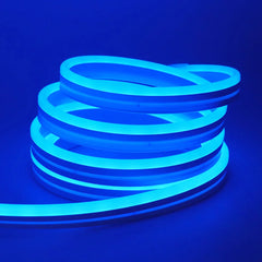 EU Plug RGB Neon Rope Light, DC24V Bluetooth App Control, Indoor/Outdoor