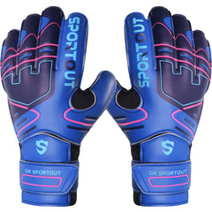 Sportout Youth & Adult Goalkeeper Gloves with Strong Grip and Fingerave Protection