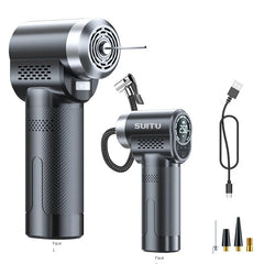 EAFC Mini 12V Car Air Compressor, 150 PSI Digital Tire Inflator