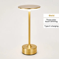 LED Touch Sensor Table Lamp USB Rechargeable Portable Night Light Wireless