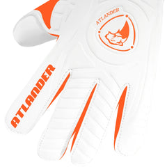 Soccer Goalie Gloves with Finger Protection, Non-Slip Latex Grip (Size 5/6/7/8/9/10 )