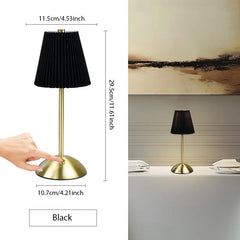 Wireless Rechargeable LED Touch Desk Lamp, Table Night Light Decor Bar