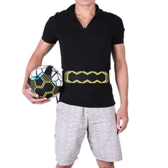 Football Kick Training Belt with Juggle Ball Holder for Skill Practice