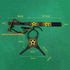 Outdoor Football Training Toy with Elastic Strap for Personal Exercise Practice