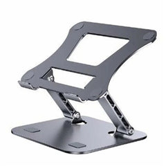 Adjustable Aluminum Laptop & Tablet Stand up to 17", Portable Folding Cooling Support