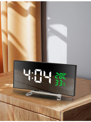 Multifunction LED Alarm Clock with Temp/Humidity Display